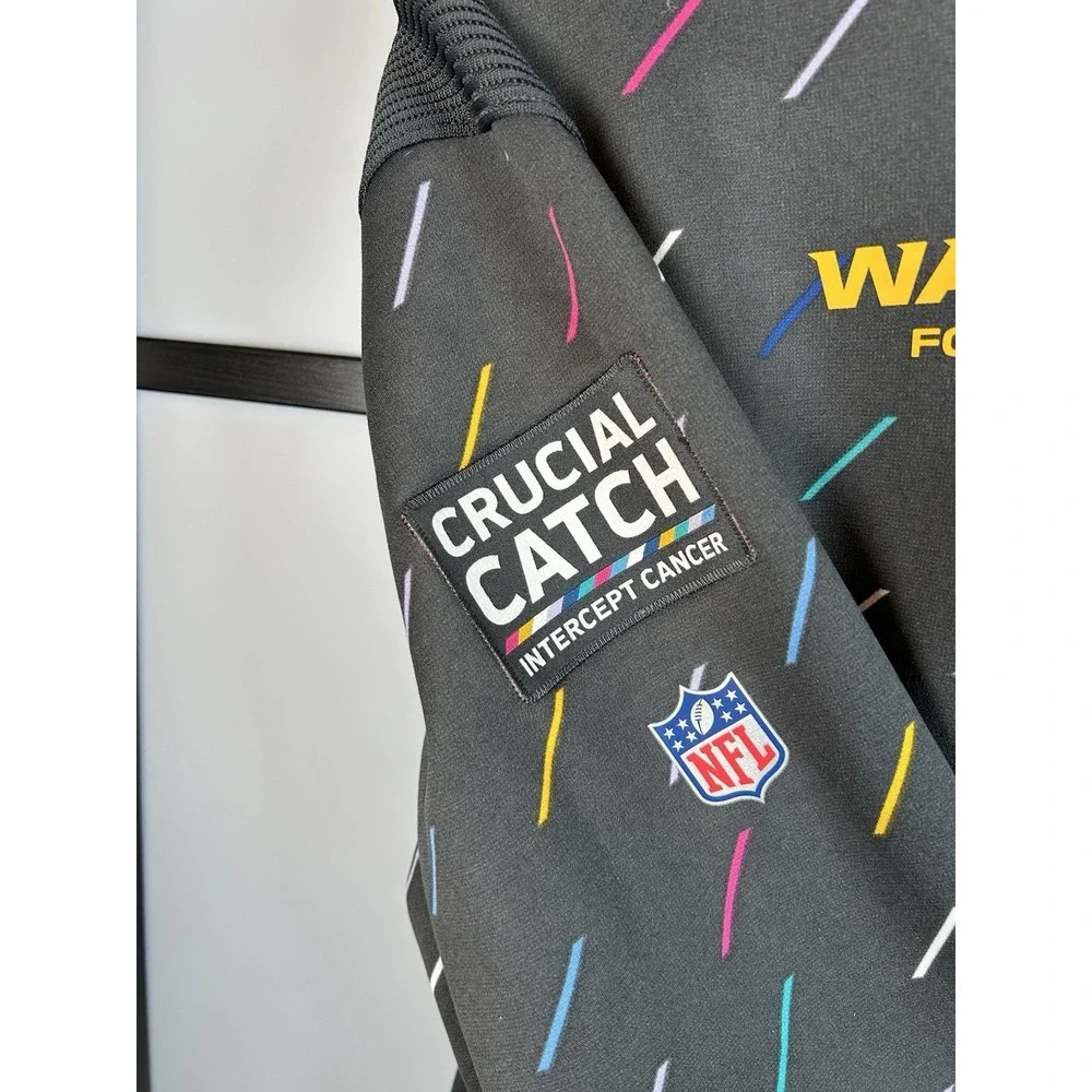 Nike NFL Charcoal Washington Football Team‎  Crucial Catch Pullover Hoodie Sz XL